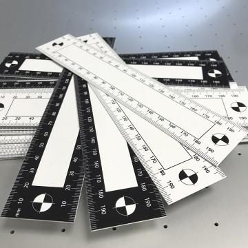 reglets pour photographie de scenes de crime