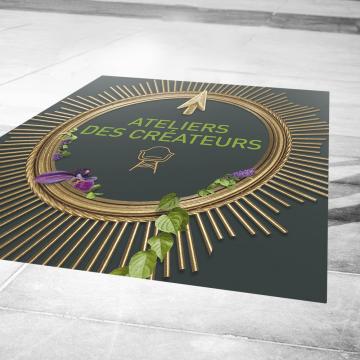 marquage sol pour salon professionnel