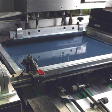 impression sur machine de serigraphie