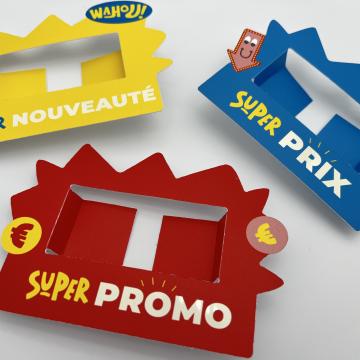 etiquette contour de prix