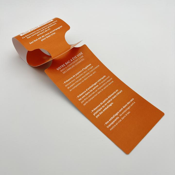 etiquette erreur de tri