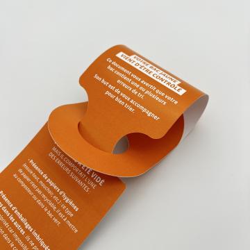 etiquette sans adhesif