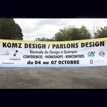 banderole pour komz design le paraclet