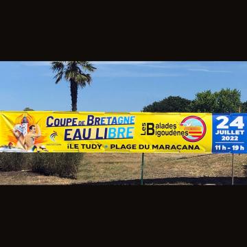 banderole manifestation club de natation