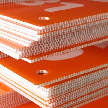 percage du polypropylene alveole