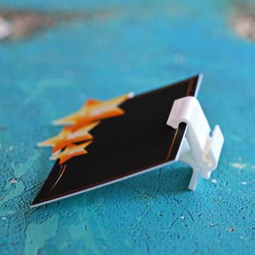 etiquette ardoisine avec un grip