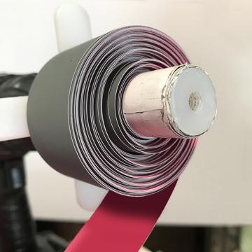 mise en rouleau de la reglette