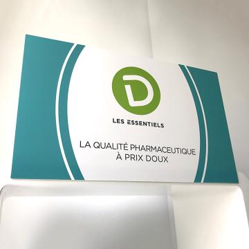 fronton plv personnalisé