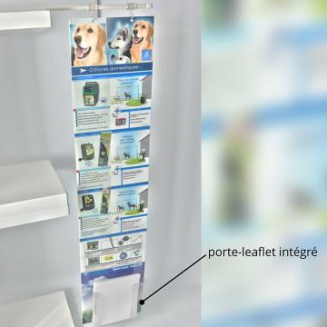 kakemono porte leaflet