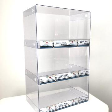 presentoir etages transparent