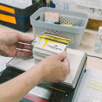 pesee pour comptage des produits